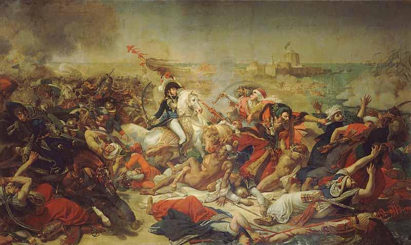 Baron Antoine-Jean Gros Battle of Aboukir, 25 July 1799 Sweden oil painting art